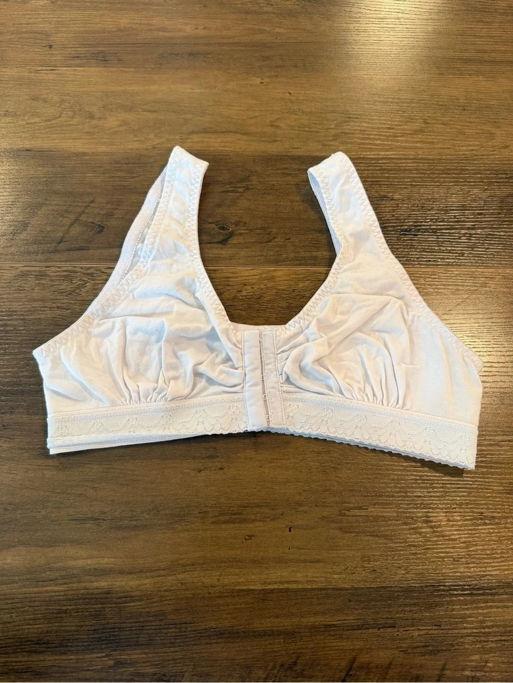 ClearPoint Medical Front Closure Post Surgical Support Bra White Size 38